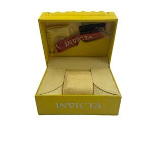 INVICTA Yellow Watch Box Storage Presentation Display Case Large